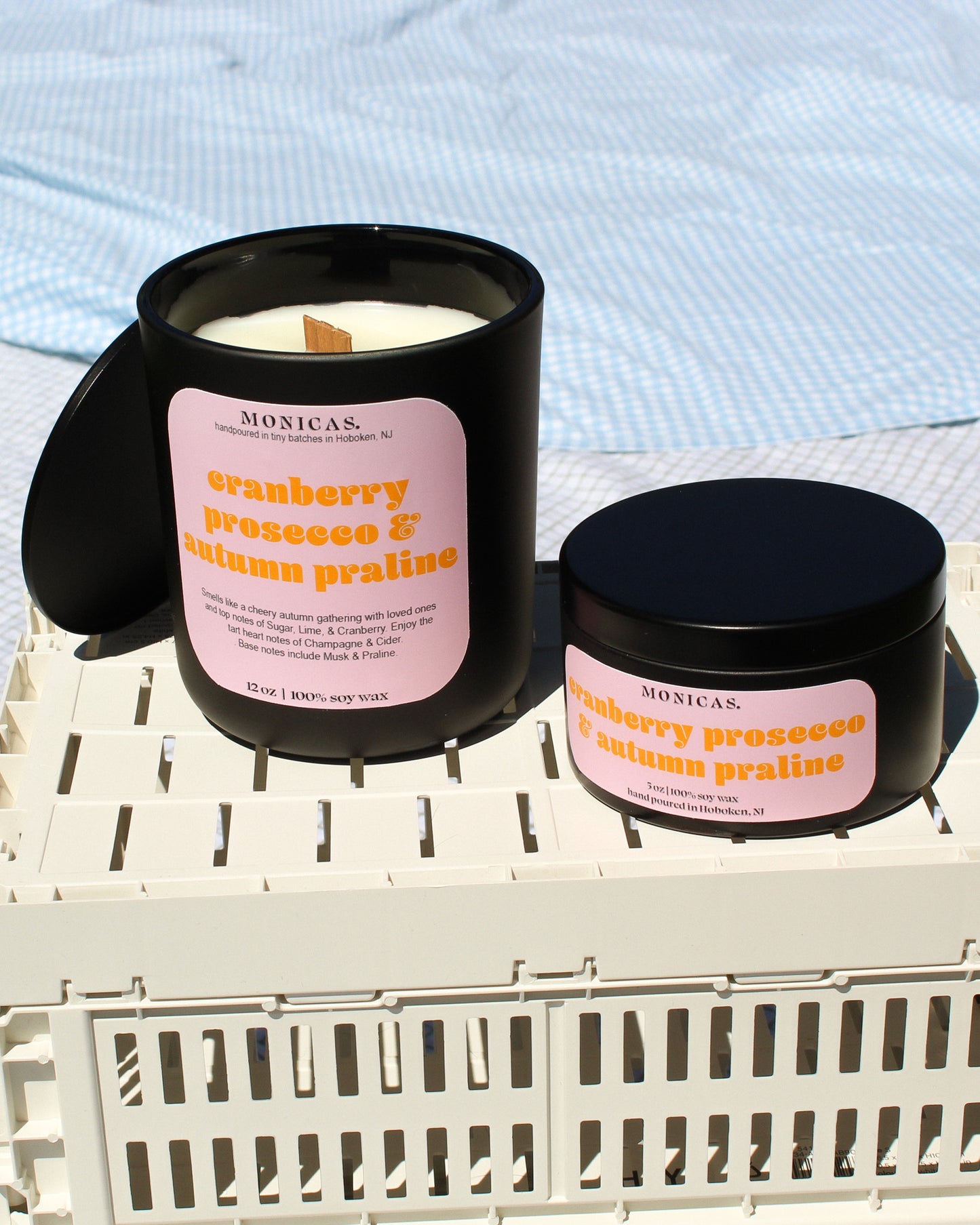 Cranberry Prosecco & Autumn Praline Soy Candle