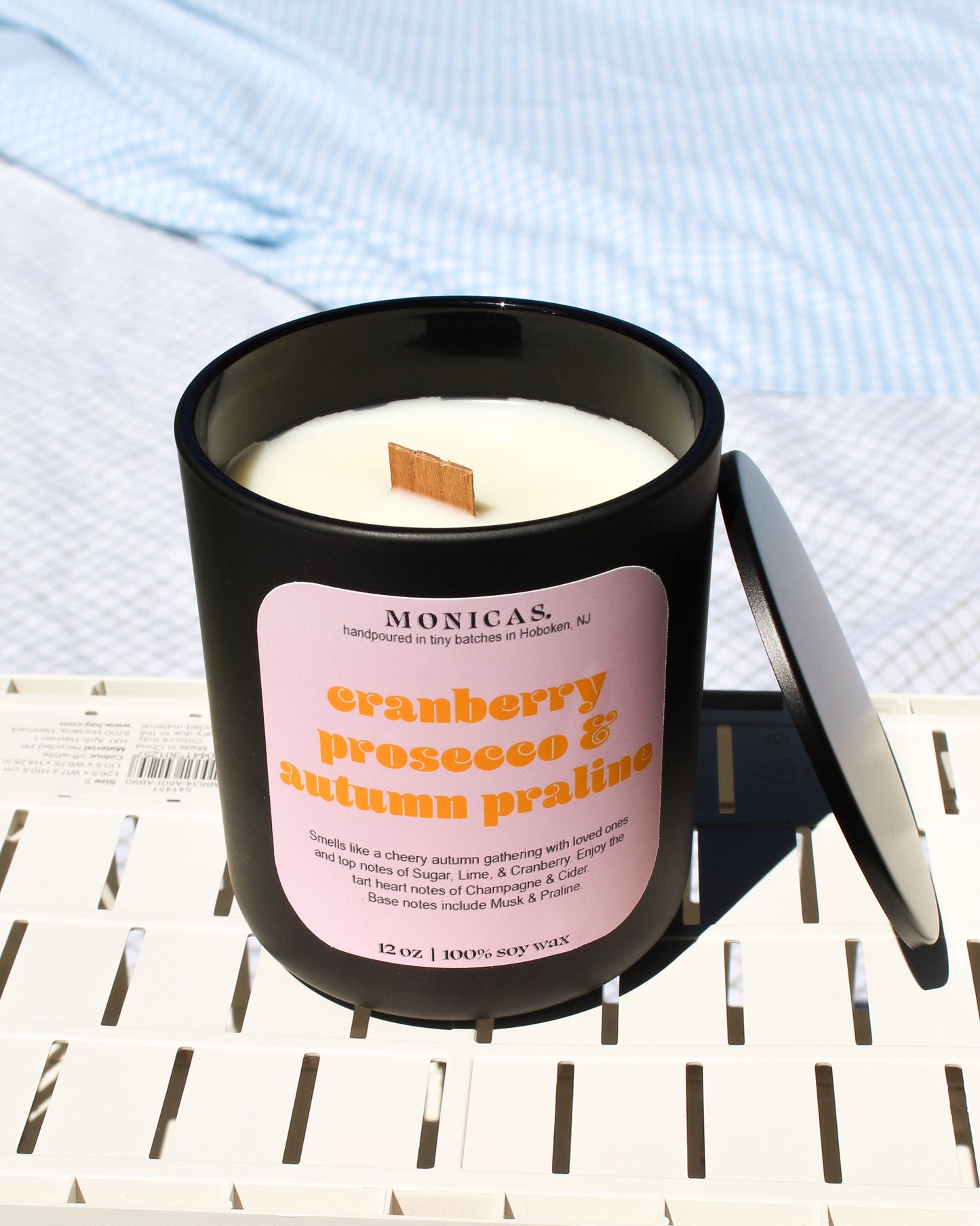 Cranberry Prosecco & Autumn Praline Soy Candle