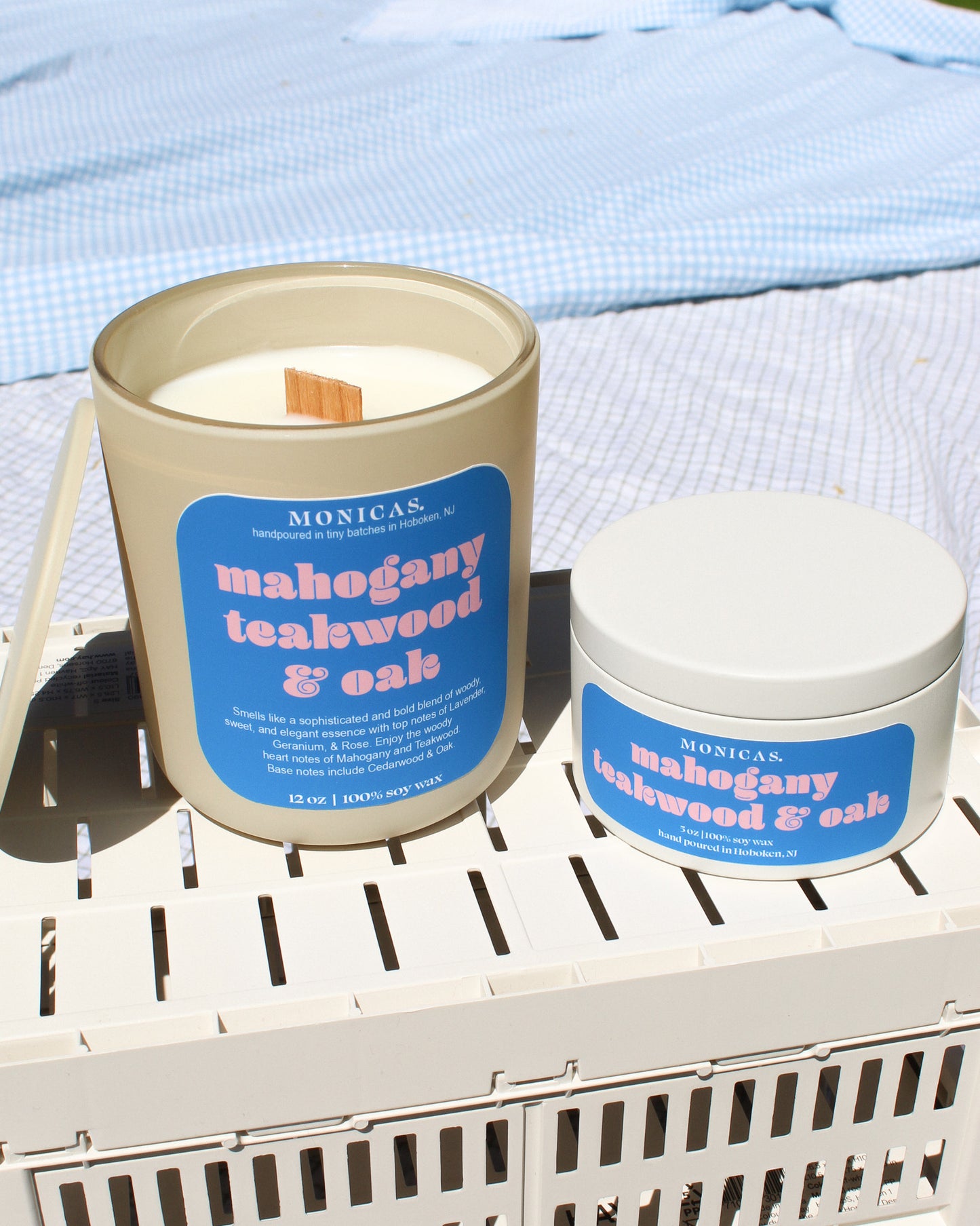 Mahogany Teakwood & Oak Soy Candle