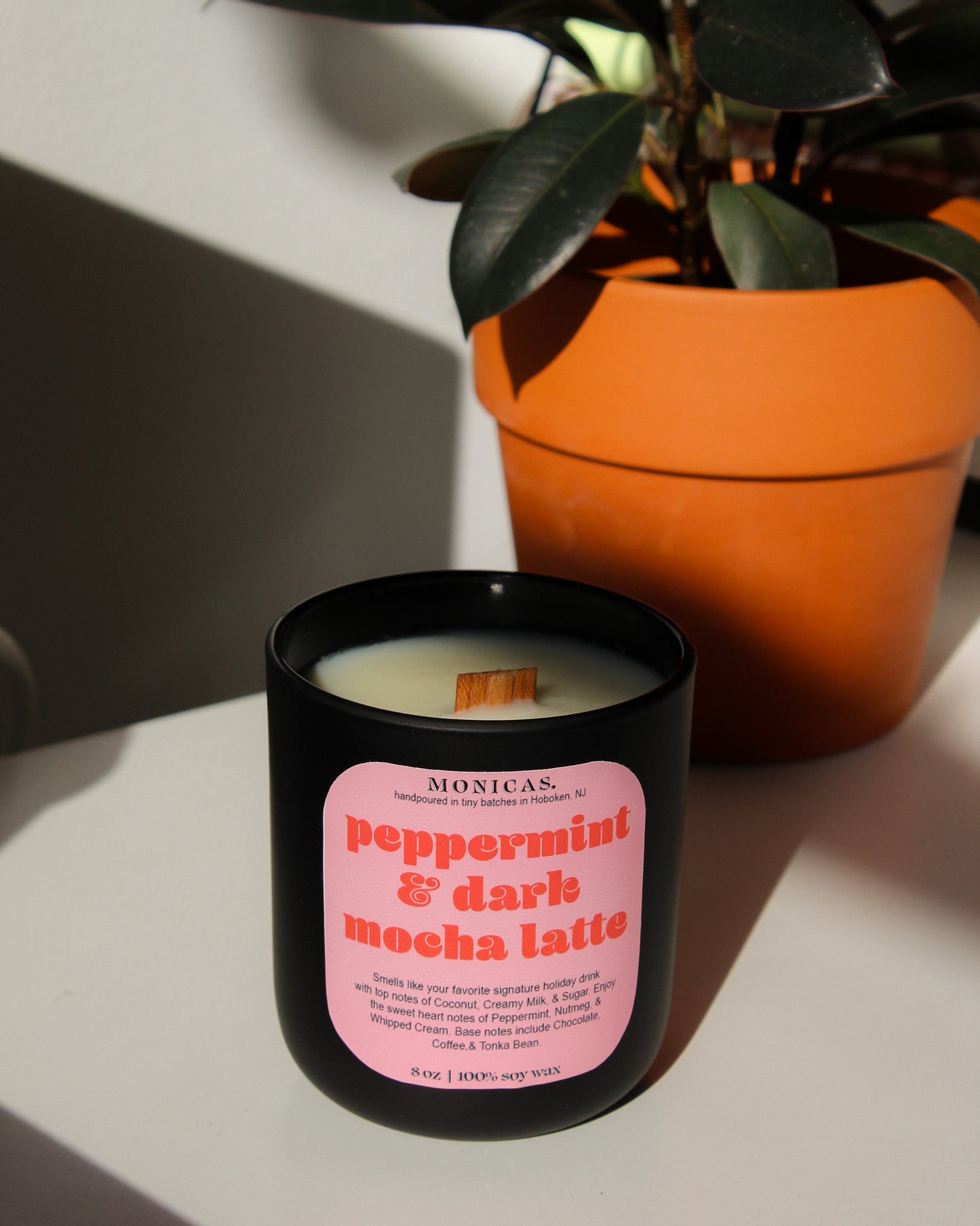 Peppermint & Dark Mocha Latte Soy Candle