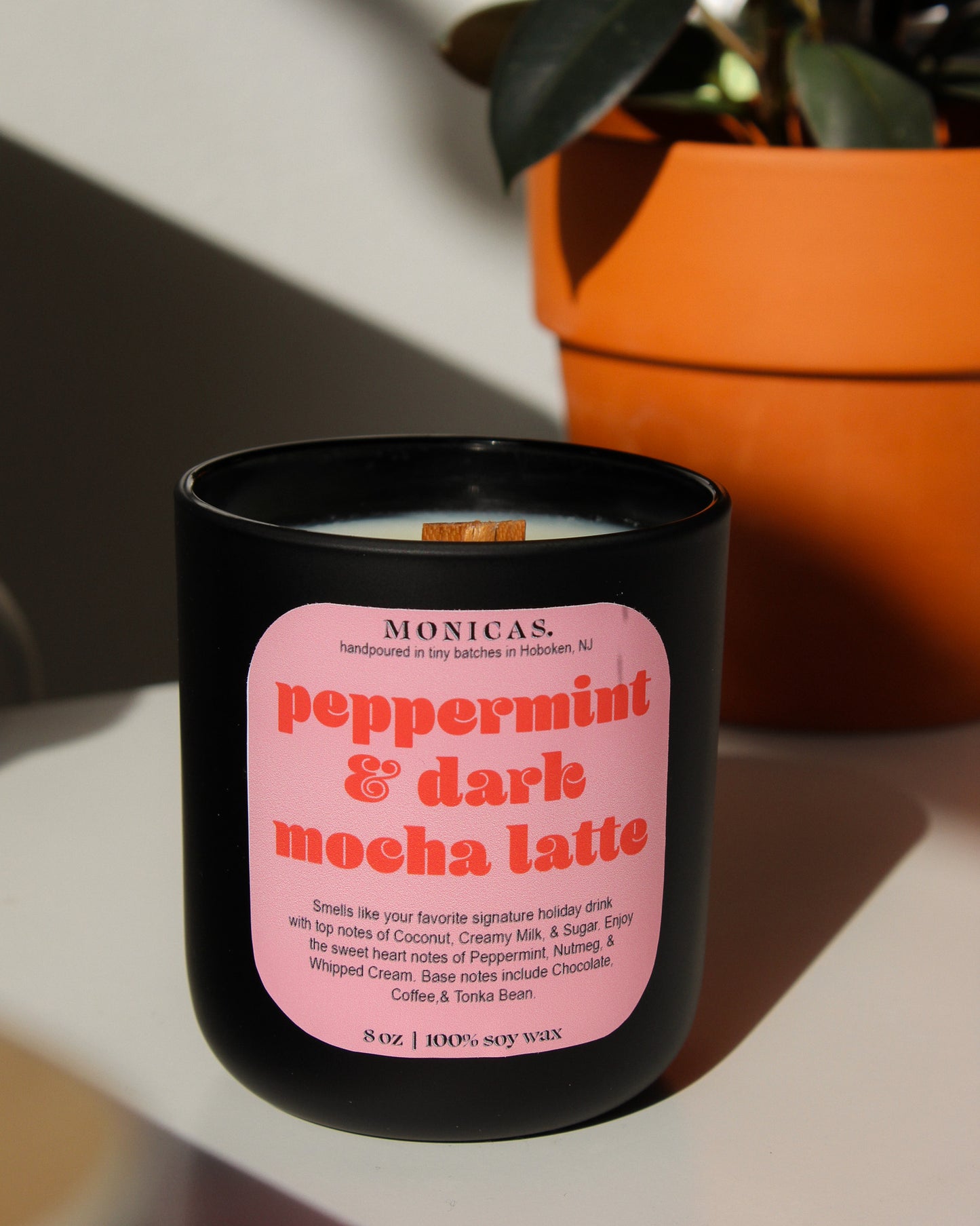 Peppermint & Dark Mocha Latte Soy Candle