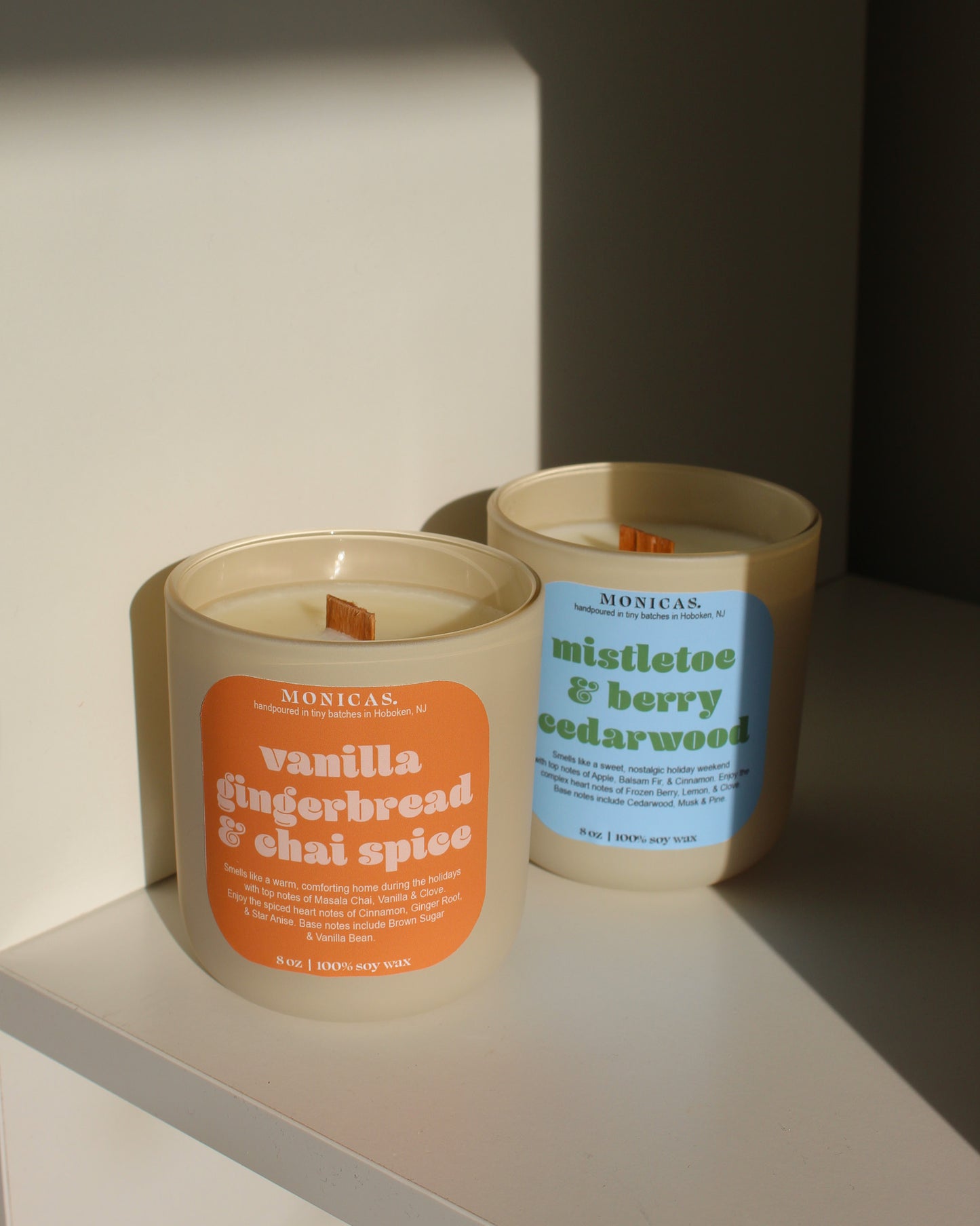 Vanilla Gingerbread & Chai Spice Soy Candle