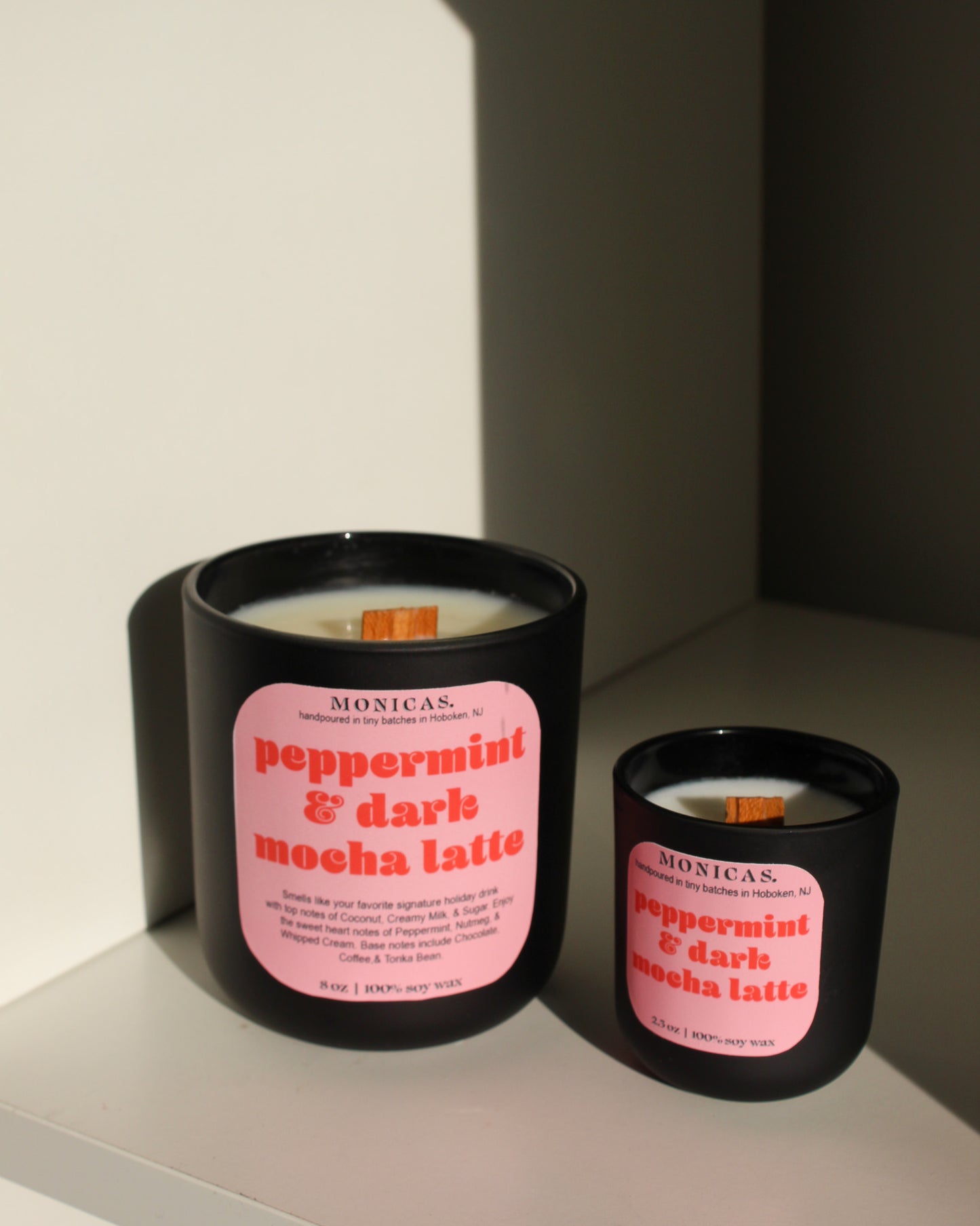 Peppermint & Dark Mocha Latte Soy Candle