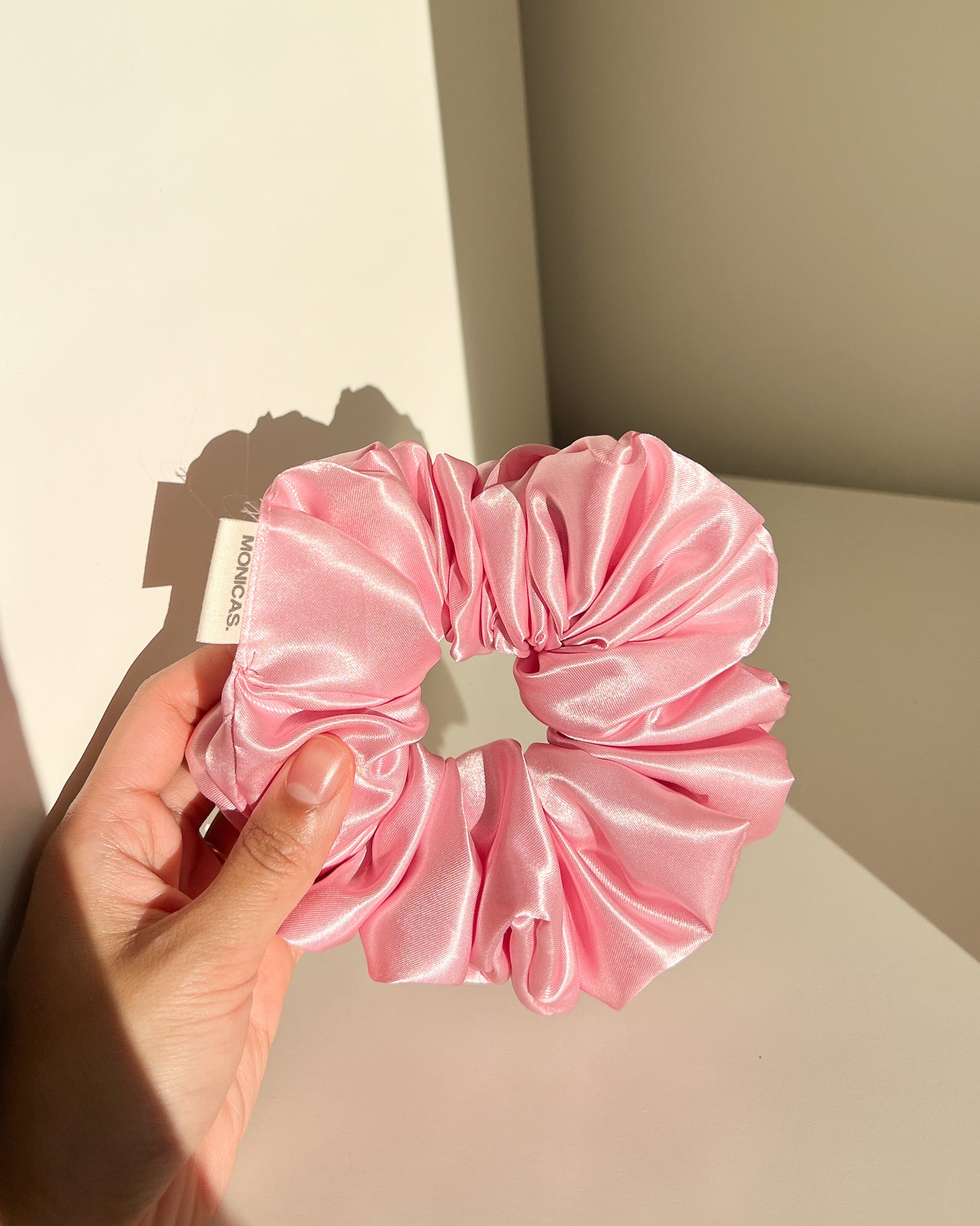 Rosy Pink Eco-Scrunchie