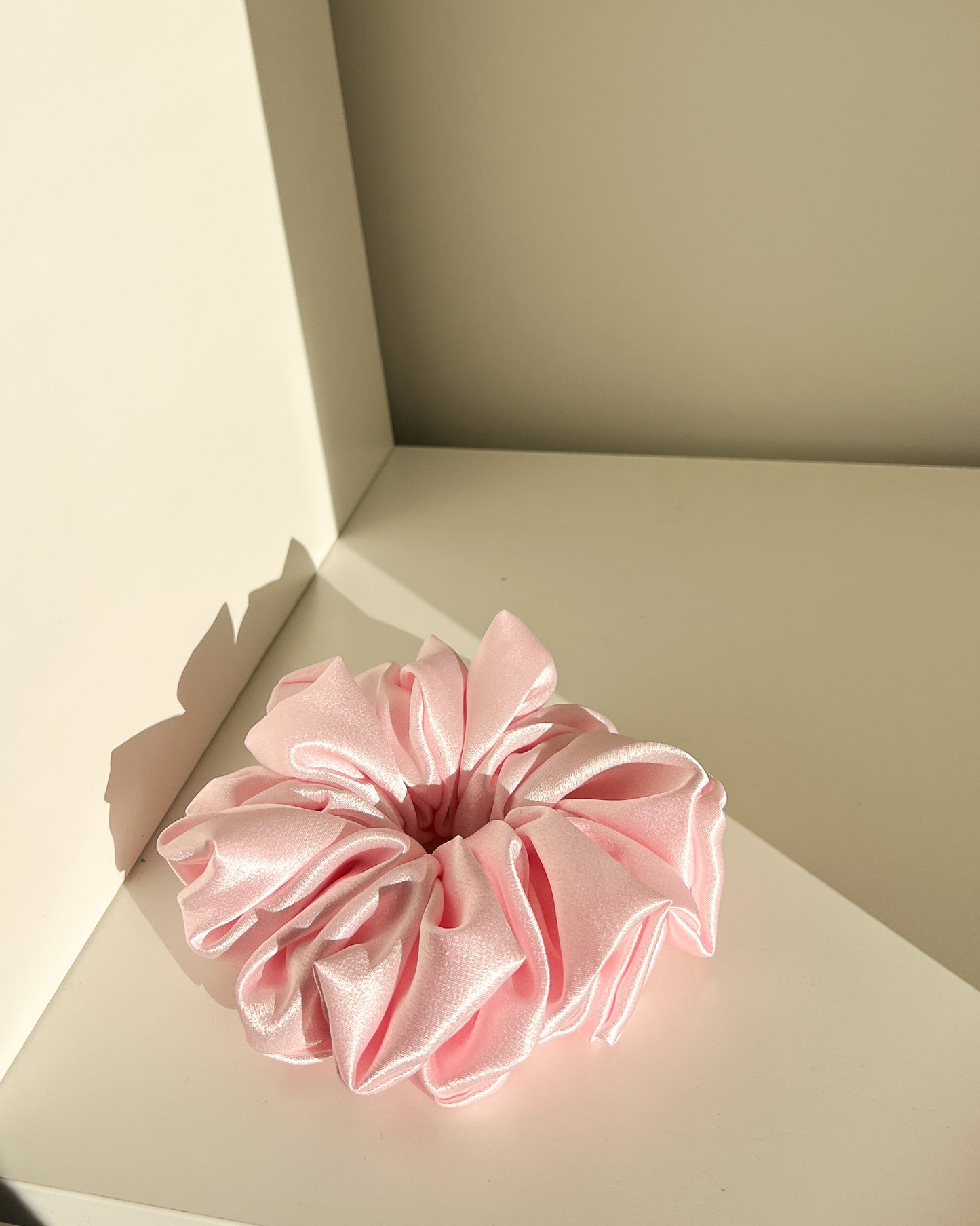 Romantic Pink Eco-Scrunchie