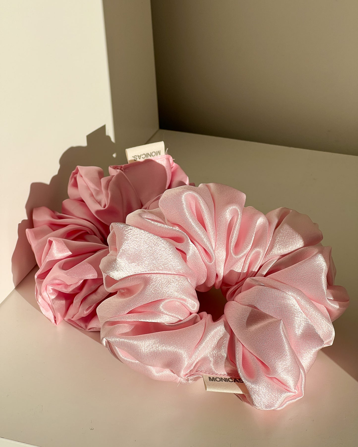 Romantic Pink Eco-Scrunchie