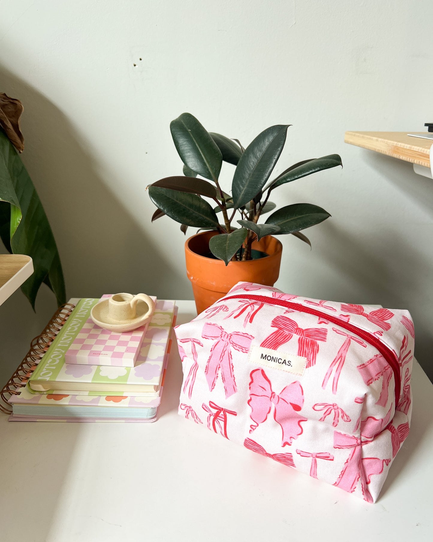 Pink & Red Bows Eco-Pouch