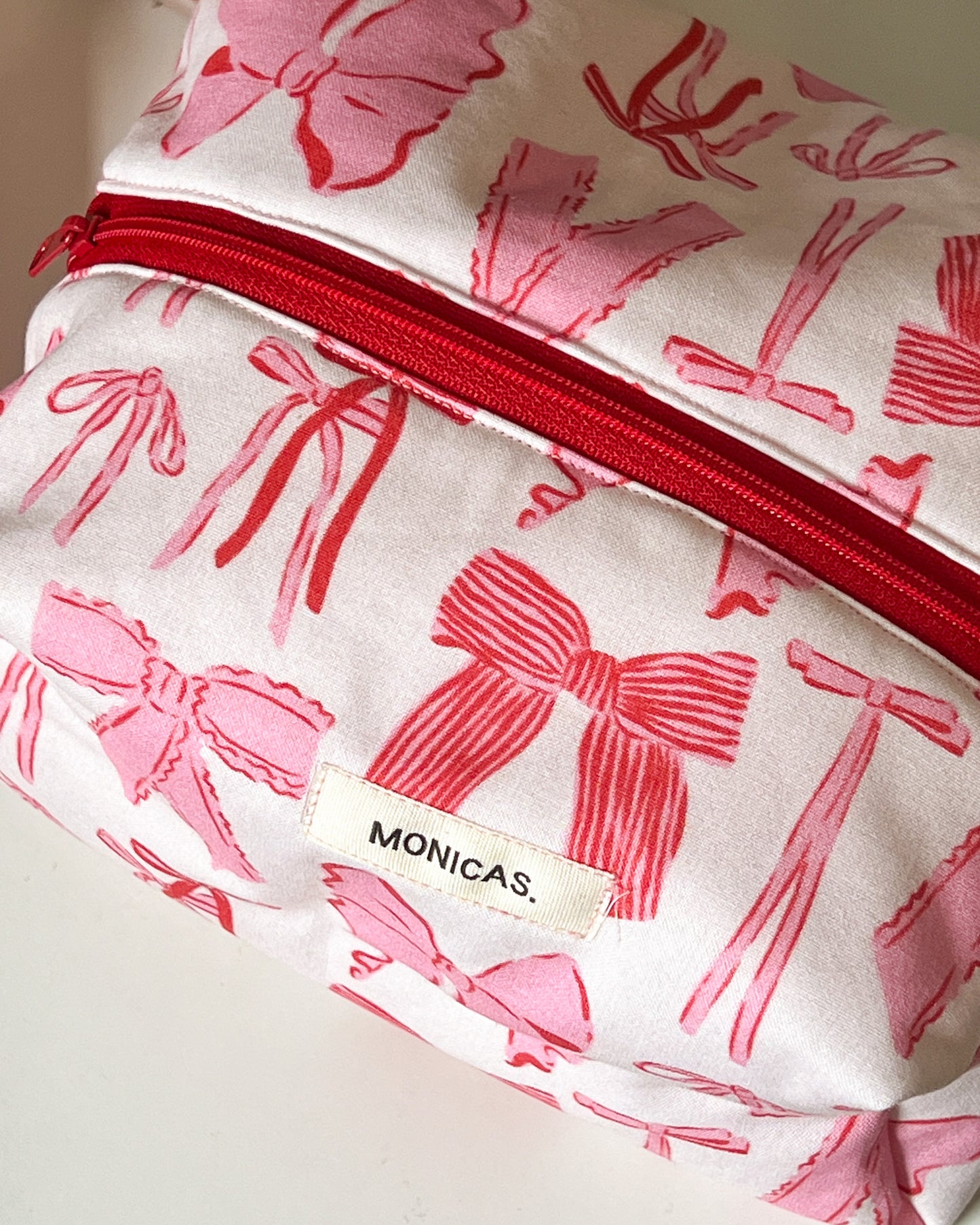 Pink & Red Bows Eco-Pouch