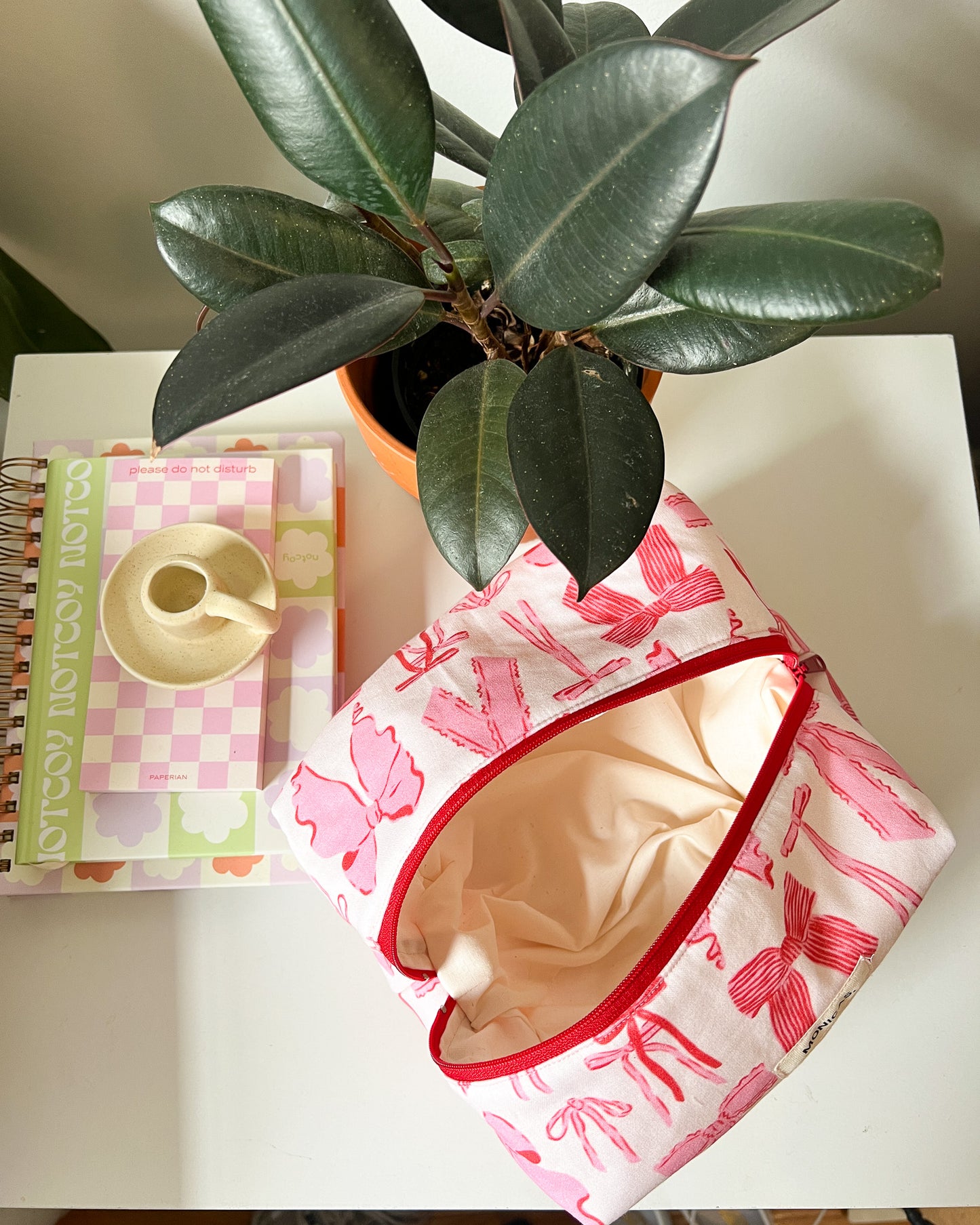 Pink & Red Bows Eco-Pouch [PREORDER]