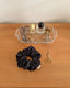 The Eyelet Onyx Eco-Scrunchie