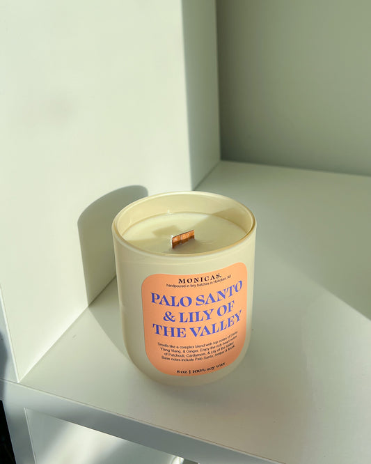 Palo Santo & Lily of the Valley Soy Candle