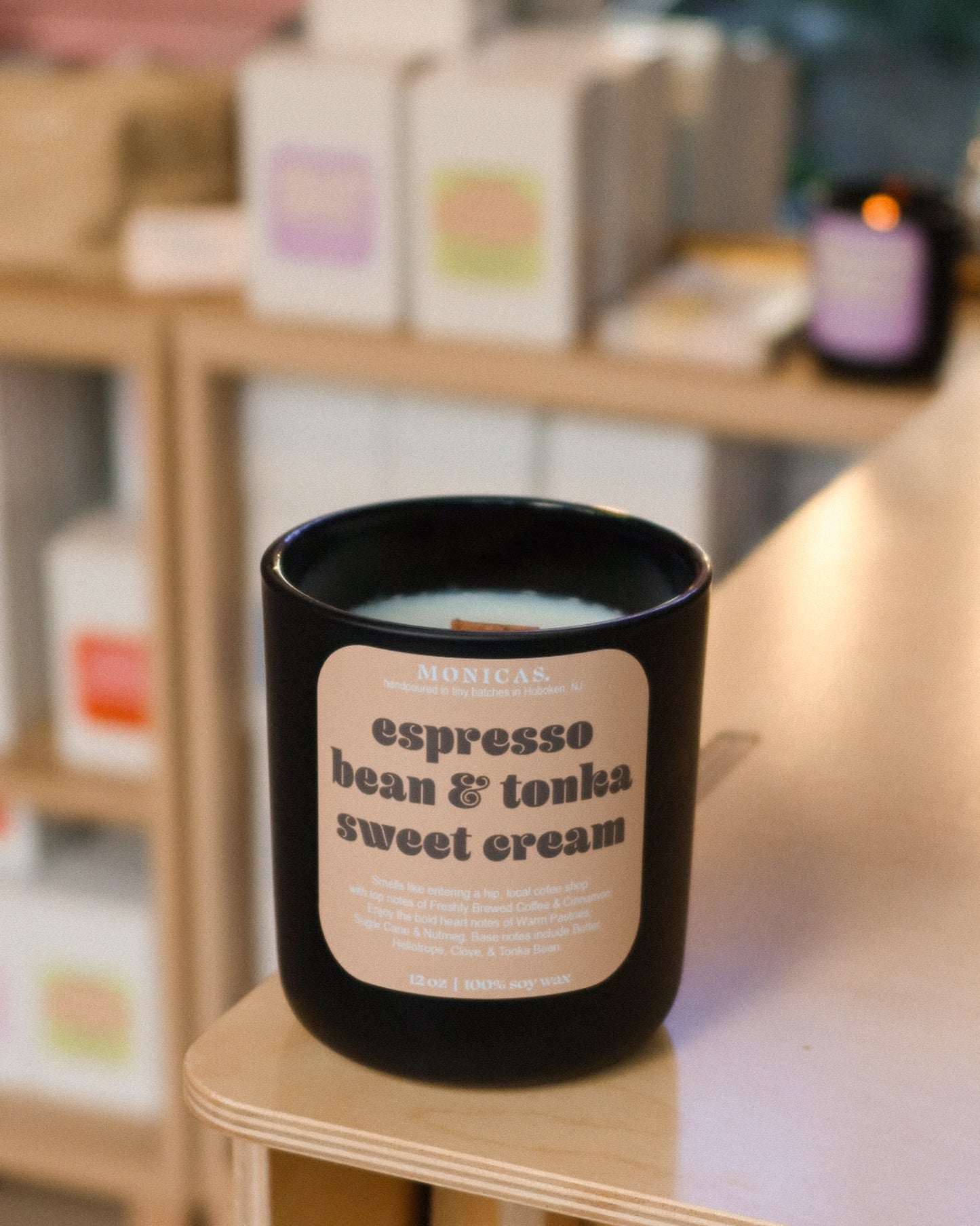Espresso Bean & Tonka Sweet Cream Soy Candle