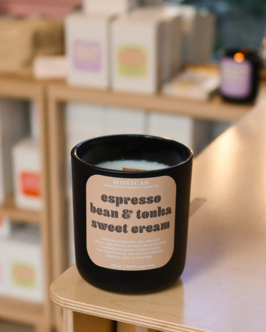 Espresso Bean & Tonka Sweet Cream Soy Candle