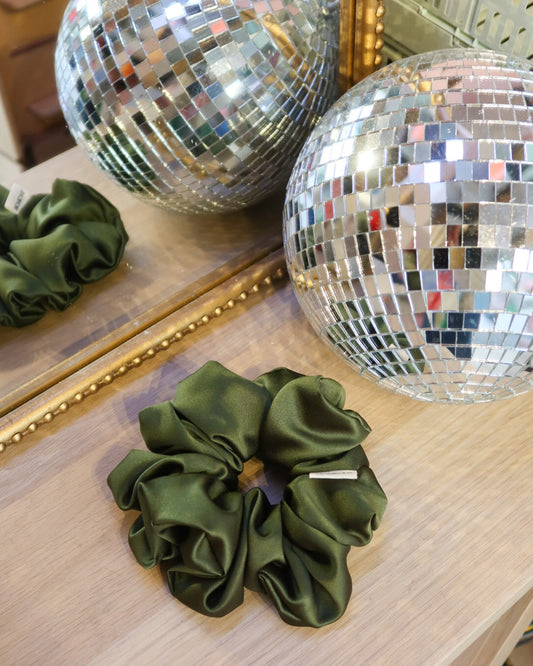 Forest Green Scrunchie