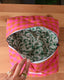 The Comfy Cozy Recycled Pouch in Firey Pink