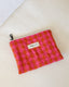 The Comfy Cozy Recycled Mini Pouch in Firey Pink