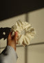 The Eyelet Ivory Eco-Scrunchie