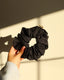 The Eyelet Onyx Eco-Scrunchie