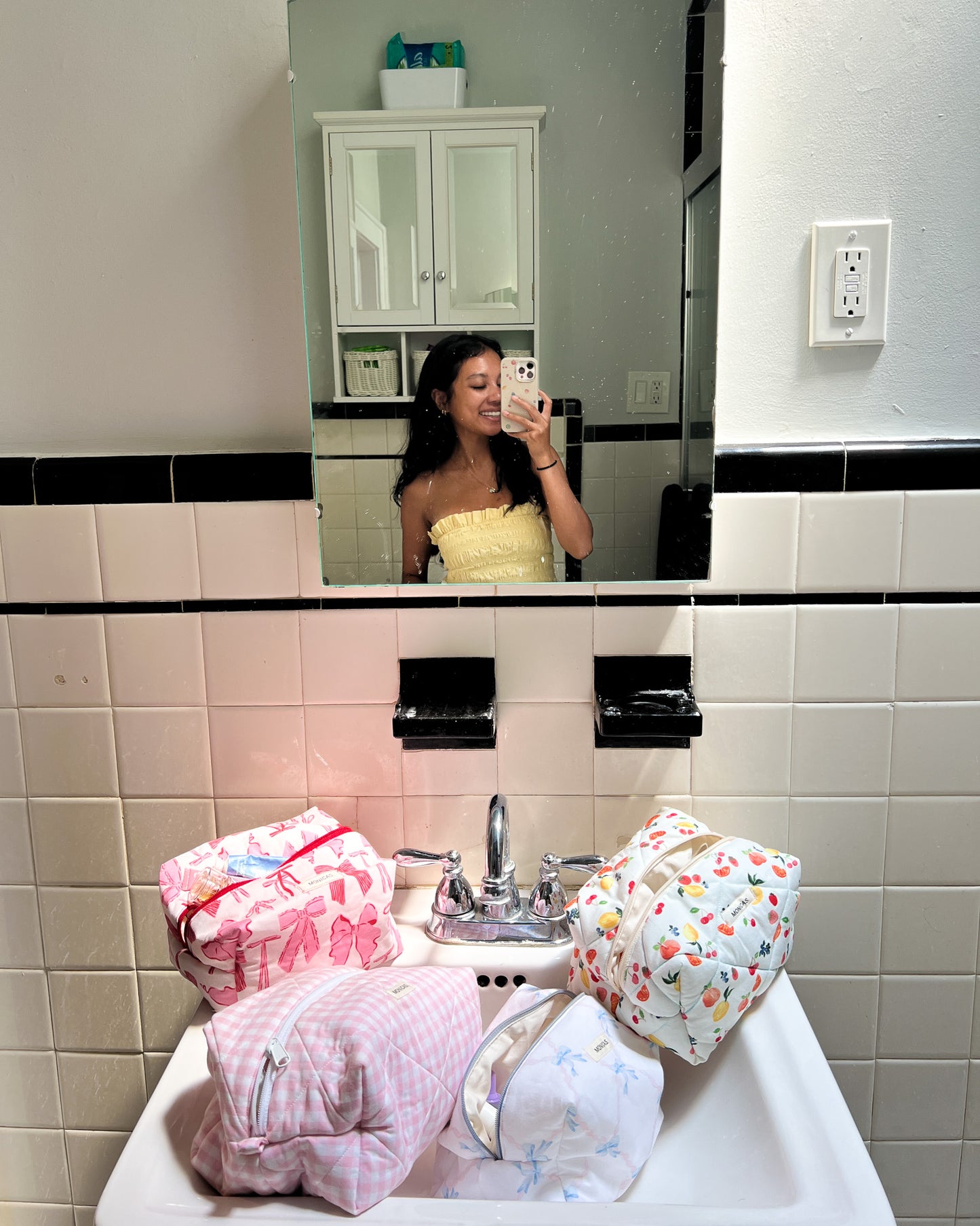 Coquette Bow Eco-Pouch