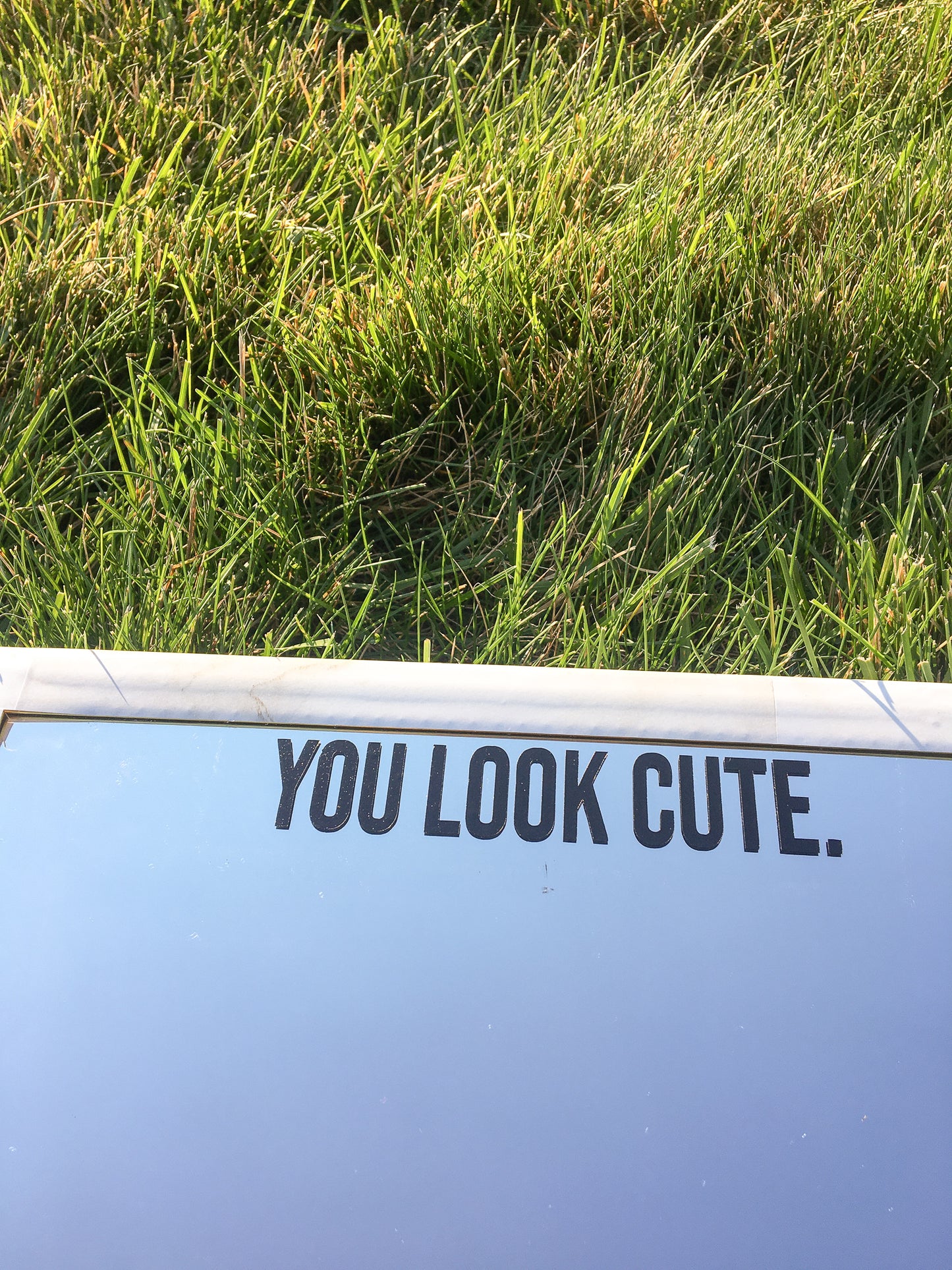 You Look Cute removable decal