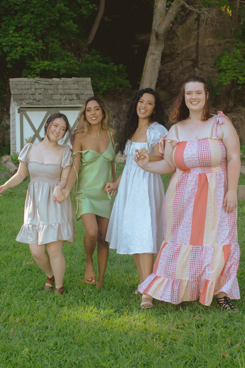 The Carisa Dress in Sage Green