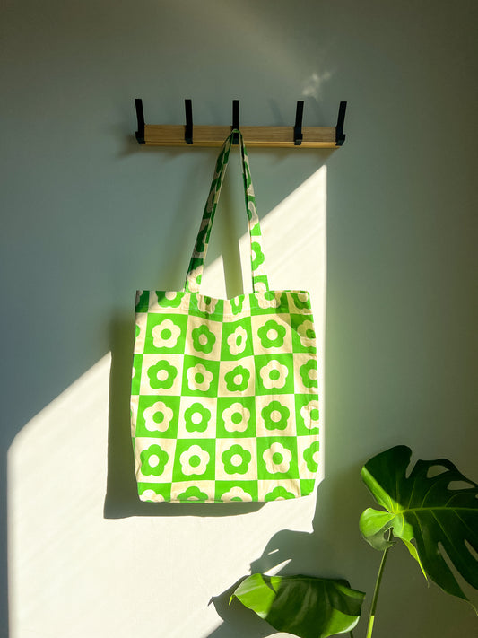 Green Flowers Eco-Tote Bag