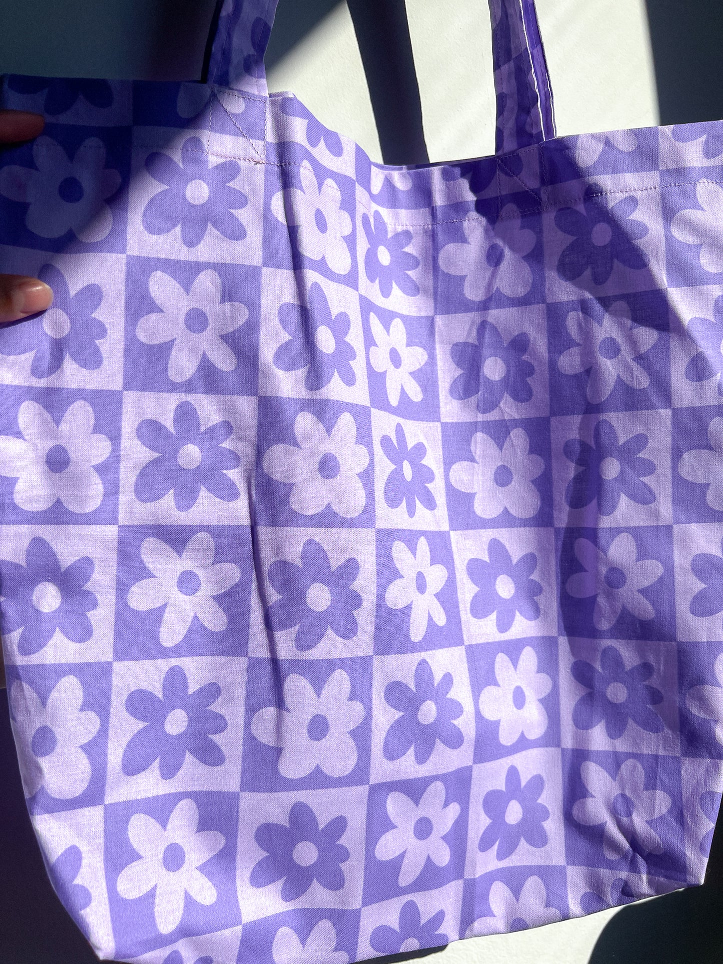Purple Flowers Eco-Tote Bag